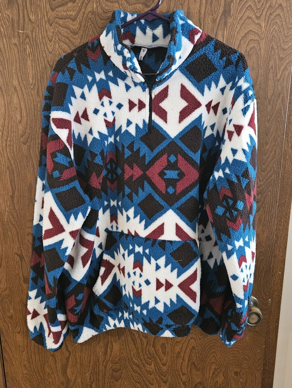 3/4 Womens Aztek Sherpa Jacket